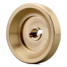 Load image into Gallery viewer, Brass Wheel Weights with 7mm Wheel Hex Hub - 4pc for 1/24th SCX24
