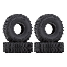 Load image into Gallery viewer, 4PCS 1.0&quot; 60*20mm Rubber Super Swamper Mud Tires for Axial SCX24
