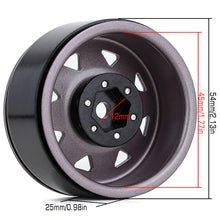 Load image into Gallery viewer, 1.9&quot; Metal Beadlock Wheel Rims 1/10th Scale
