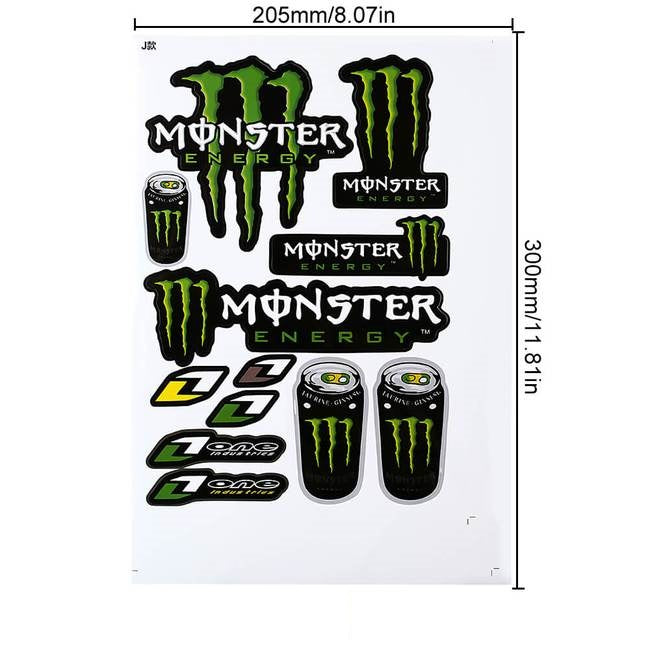 Monster Racing Decals Monster decals 1/10th scale – GT RC