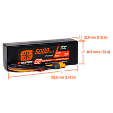 Load image into Gallery viewer, 5000mAh 3S 11.1V Smart G2 LiPo 30C Hard Case; IC3 by Spektrum
