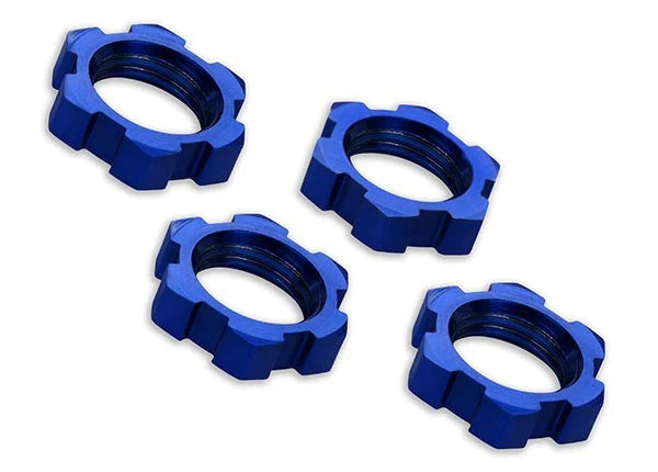 Traxxas 7758 - Wheel Nuts, Splined, 17Mm, Serrated (4)