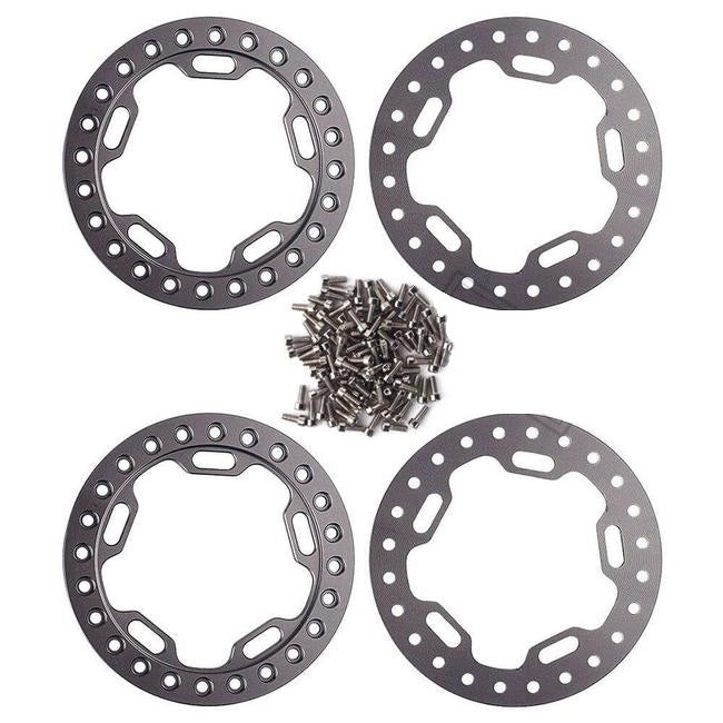 52mm Aluminum Alloy Wheel Outer Rings for 1.9