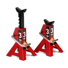 Load image into Gallery viewer, 2pcs Metal Height Adjustable Jack Repair Stand 1/10th Scale, Black or Red
