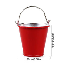 Load image into Gallery viewer, Mini metal bucket 1/10th scale
