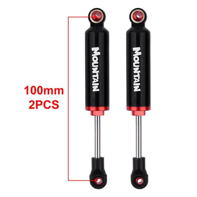 2pcs Built-in Spring 100mm Shock Absorber Damper - Grey, Red or Black