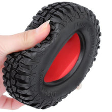 Load image into Gallery viewer, 1.9&quot; 100-123mm Rubber Wheel Tires with Dual Stage TPE Foam
